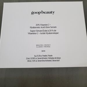 Brand New Goop beauty 20% Vitamin C + Hyaluronic Acid Glow Serum